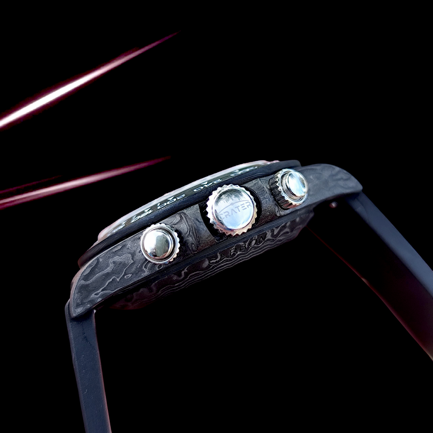 Amazing. Reloj de Lujo. Dial de meteorito. Movimiento mecánico / Caja de carbono / Cristal de zafiro. - 75 g